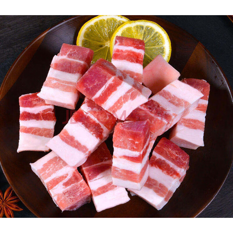 棠鲜生 新鲜五花肉块生猪肉带皮五花肉丁生鲜猪肉 五斤家庭装