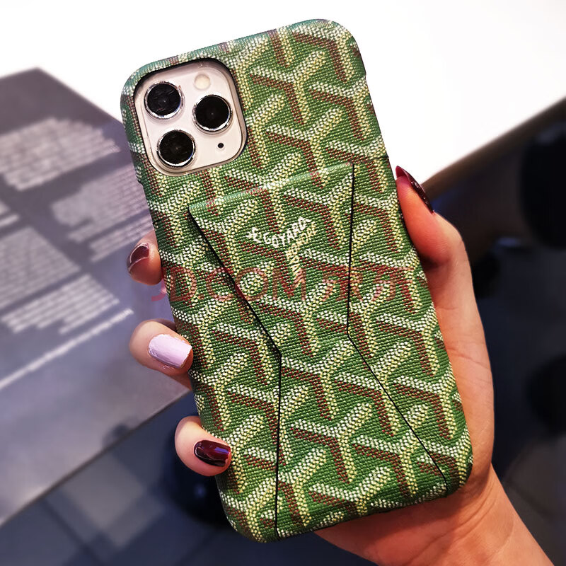 珍格 苹果11手机壳欧美潮牌女款iphone11promax个性创意带折叠iphone