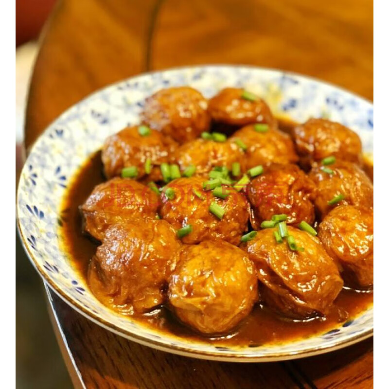 无锡特产 现做现发红烧肉酿面筋 油面筋塞肉 400克*5包 共40只