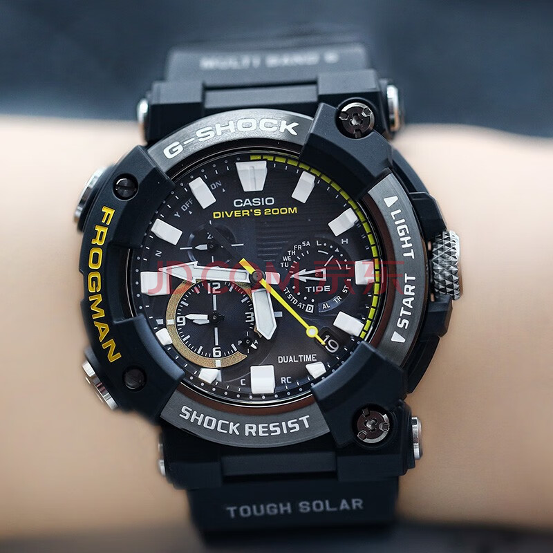 卡西欧手表 g-shock gwf-a1000-1a4/1a/1a2 七代蛙人太阳能电波蓝牙