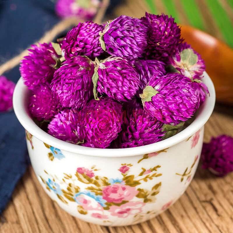 千日红花 新货散装可配红巧梅 另有花茶花草茶叶 千日红500克