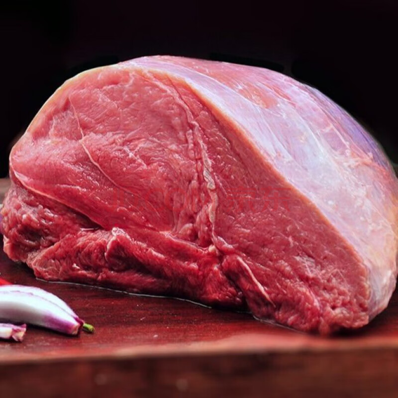 南阳黄牛霖肉牛肉国产原切腿肉冷冻鲜肉不调理牛肉 原切牛霖肉4斤