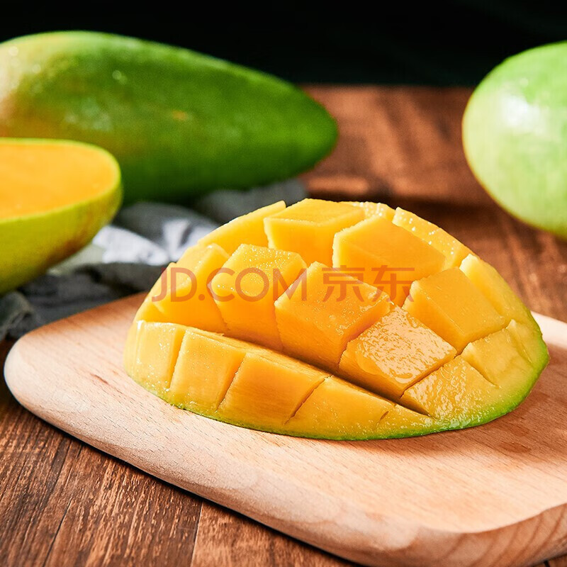 芒果新鲜水果越南大青芒当季时令生鲜攀枝花金煌大芒果 青芒半斤装