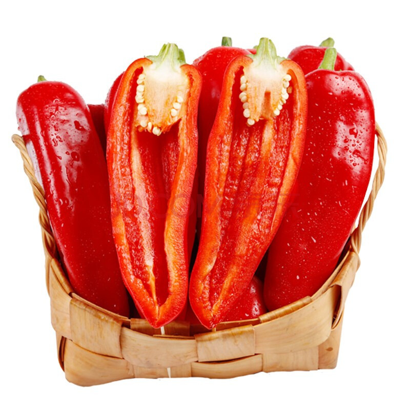 新鲜微辣红辣椒现摘鲜辣椒红尖椒椒辣泡辣椒 3斤