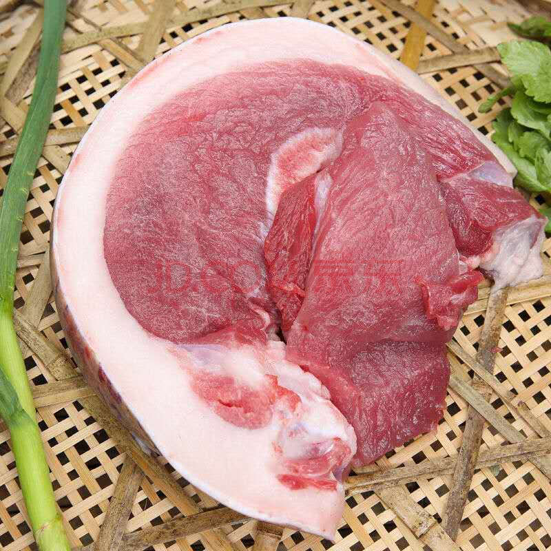 棠鲜生生鲜新鲜猪后腿肉生猪猪肉现杀粮食喂养带皮土猪肉 猪后腿八斤
