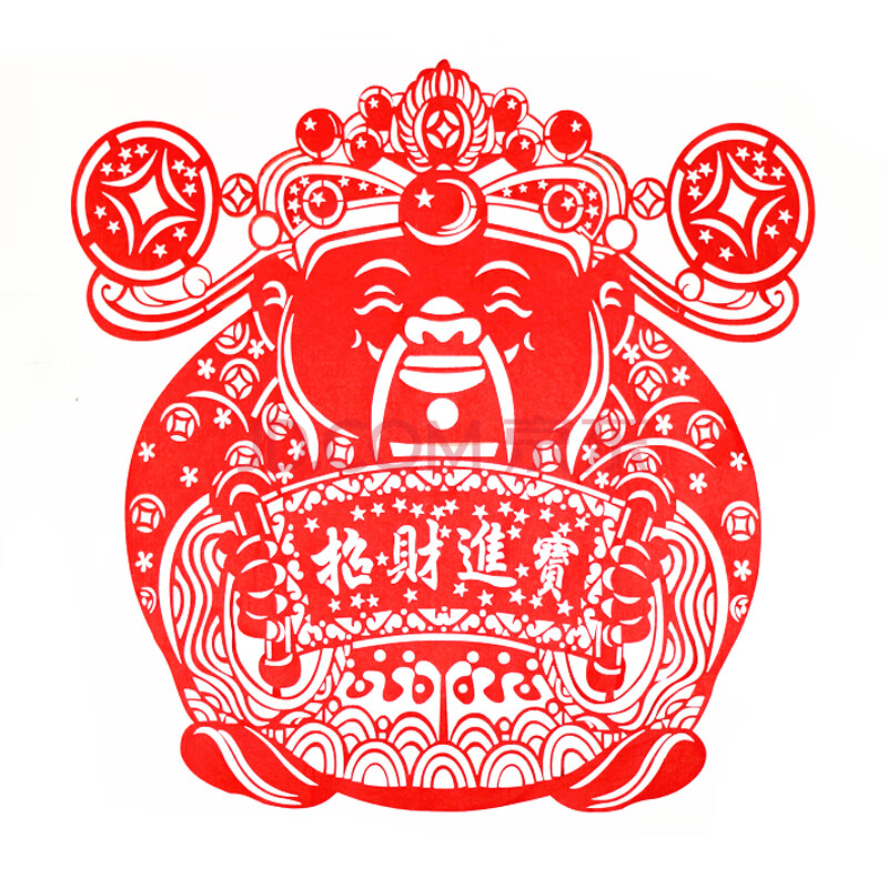 蔚县剪纸传统工艺品送老外礼物窗花宣纸年画剪纸贴福贴玻璃贴收藏品