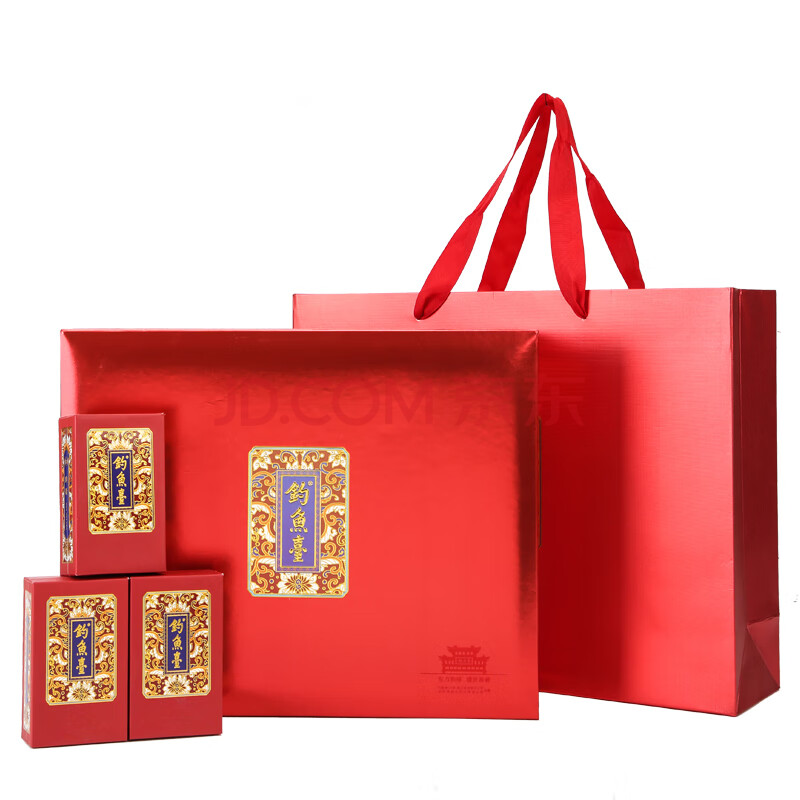 华祥苑 钓鱼台 肉桂 武夷岩茶大红袍茶叶礼盒 白茶120g