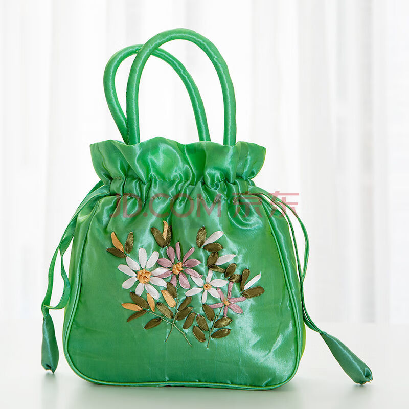 手拿包手工绣花手提包中老年逛街买菜手机零钱包迷你妈妈手拎包女