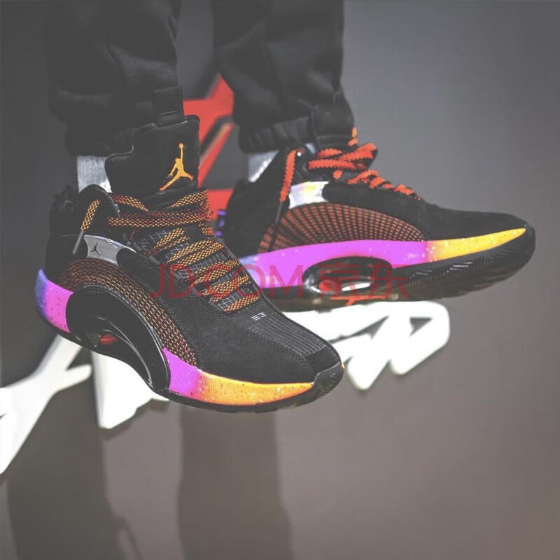 耐克nike air jordan 35 pf aj35中国新年cny紫禁dna黑白红男子实战