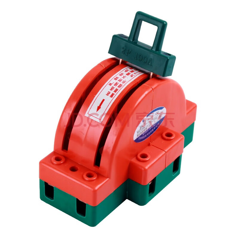 双向闸刀开关家用220v双电源切换开关电闸2p100a双投倒顺转换刀闸 浅