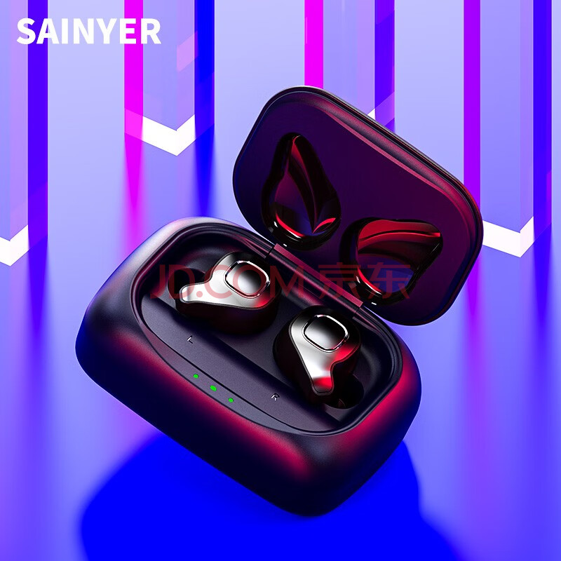 赛尼尔(sainyer)f8 真无线蓝牙耳机tws运动跑步双耳音乐吃鸡游戏 适用