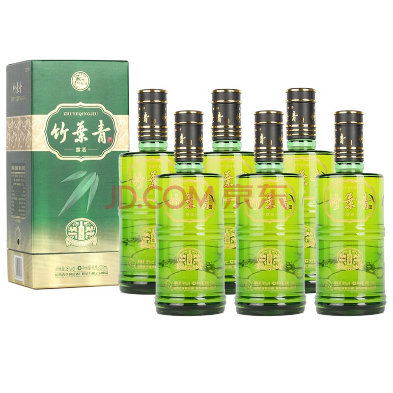汾酒 竹叶青 露酒 金象 清香型 38度 500ml 6瓶