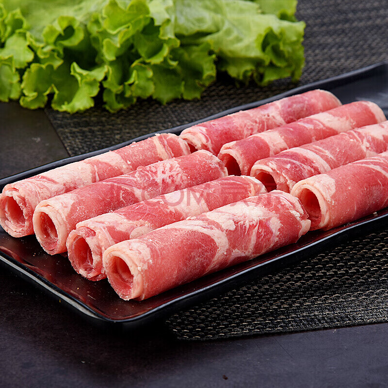 新鲜肥羊卷1斤/2斤装羊肉卷涮羊肉火锅食材 2斤