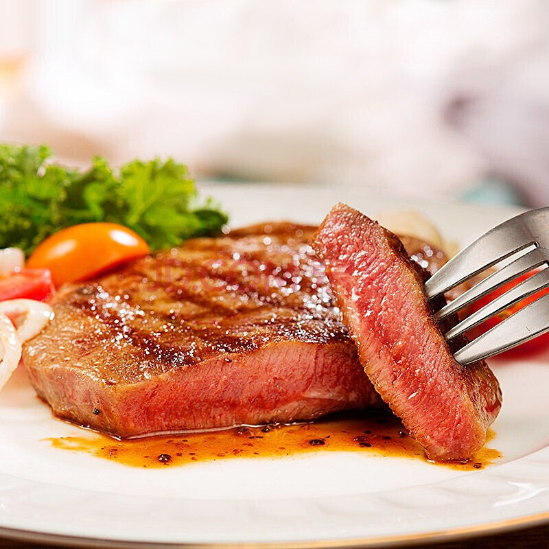 雀梅 牛排 牛肉 澳洲手工调理 家庭牛排 香草100g*10(临近保质期商品)