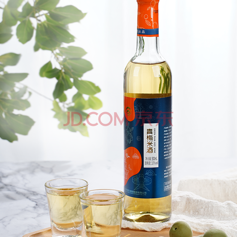 苏州老字号 同里红 吴宫酒坊 水映江南 青梅米酒 500mL*6瓶 京东优惠券折后￥78包邮
