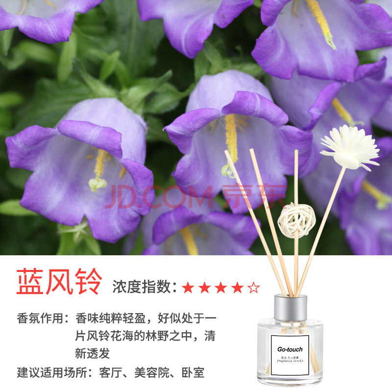 空气清新剂卧室内香氛摆件房间香水熏香家用持久香薰厕所除臭精油 蓝