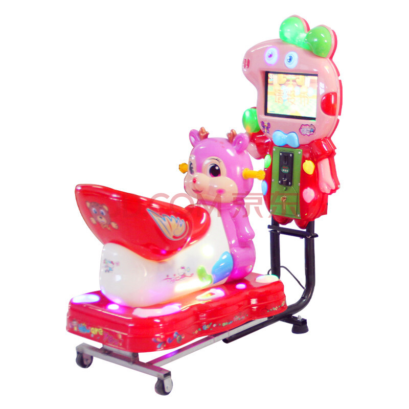 带屏摇摇车2020新款mp5液晶屏看动画片儿童投币电动摇摆机摇摇车商用
