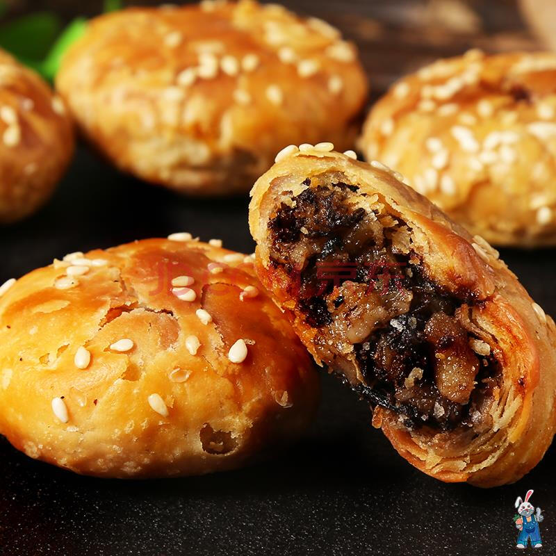 蚌埠烧饼特产 零食 安徽梅干菜馅料各地特产小吃零食 地方美食 经典