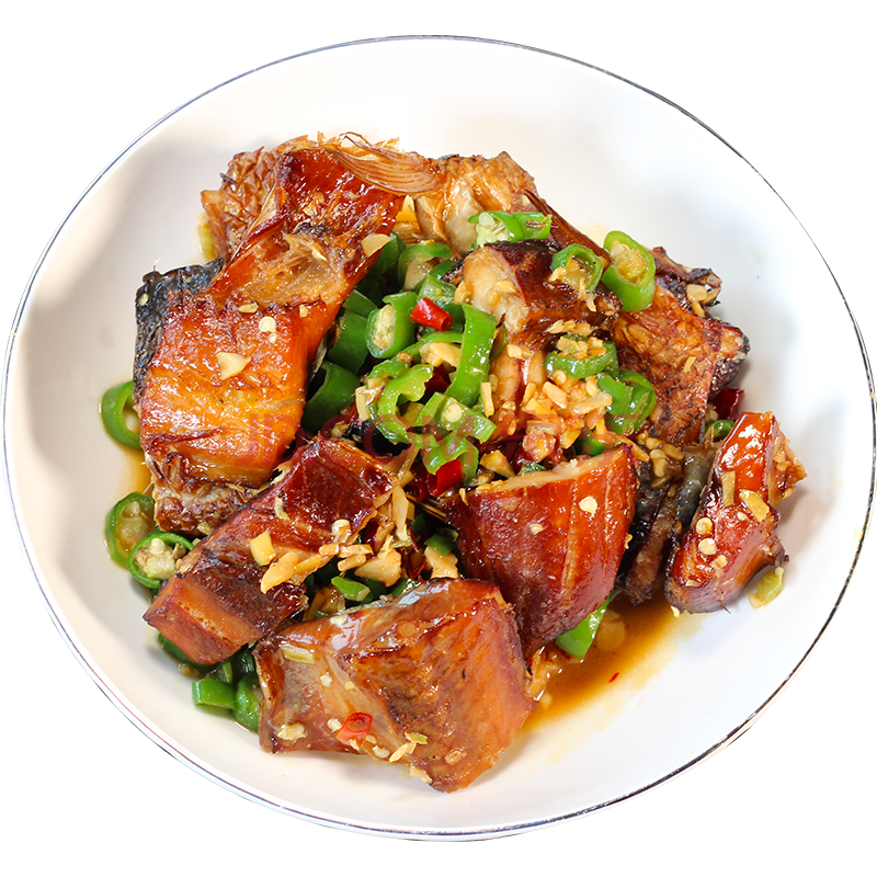 腊鱼农家自制湖南土特产烟熏草鱼块湖北风干咸鱼四川腊肉干货美食