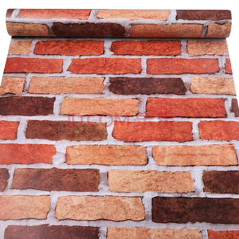 户外墙纸贴室外墙贴纸户外自粘防水防潮3餐厅阳台墙砖仿真石头纹墙纸