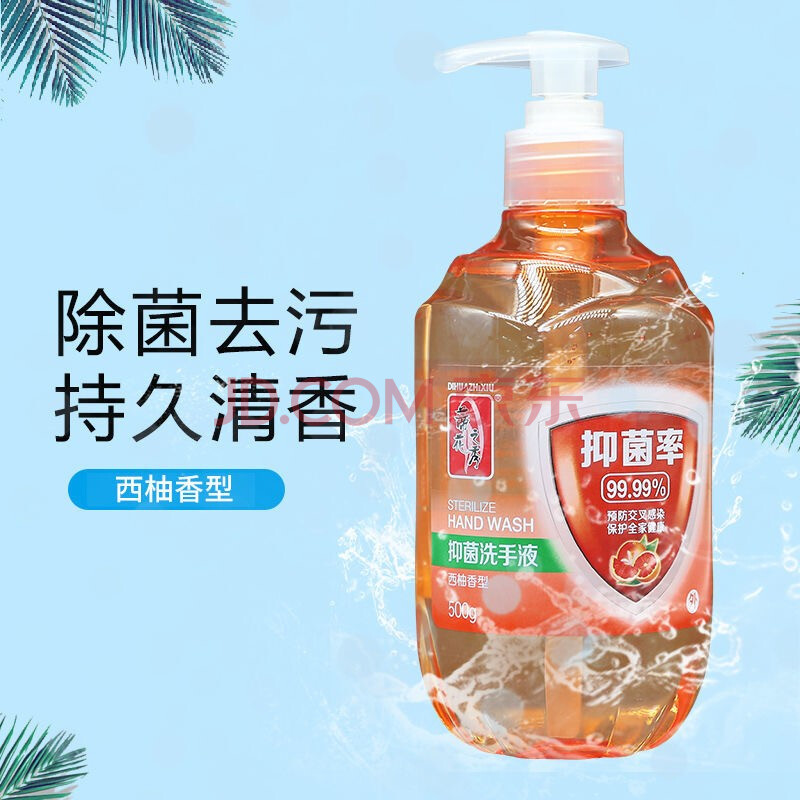 名臣蒂花之秀洗手液型500ml除菌杀毒低泡无磷植物孕妇儿童用洗水发
