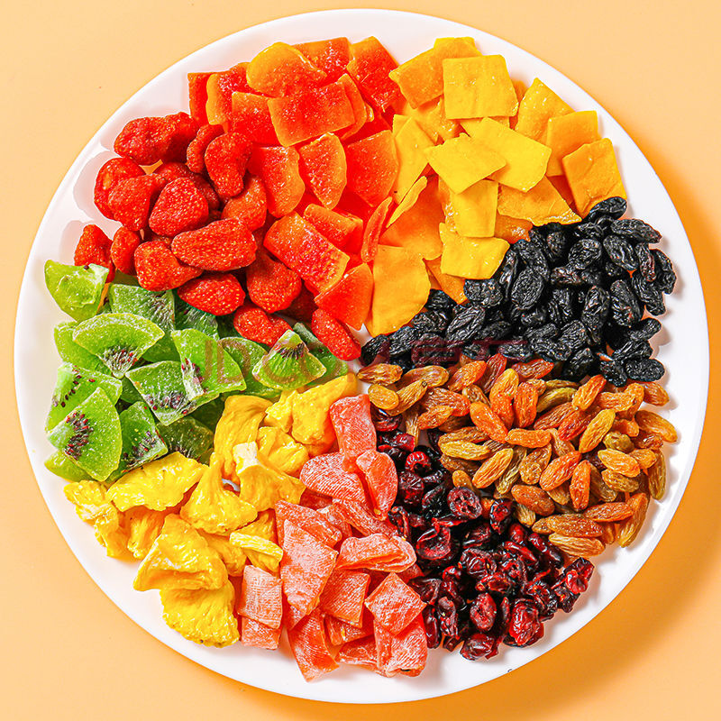 10种混合果干水果干蜜饯零食组合草莓干芒果干葡萄干儿童零食小吃 10