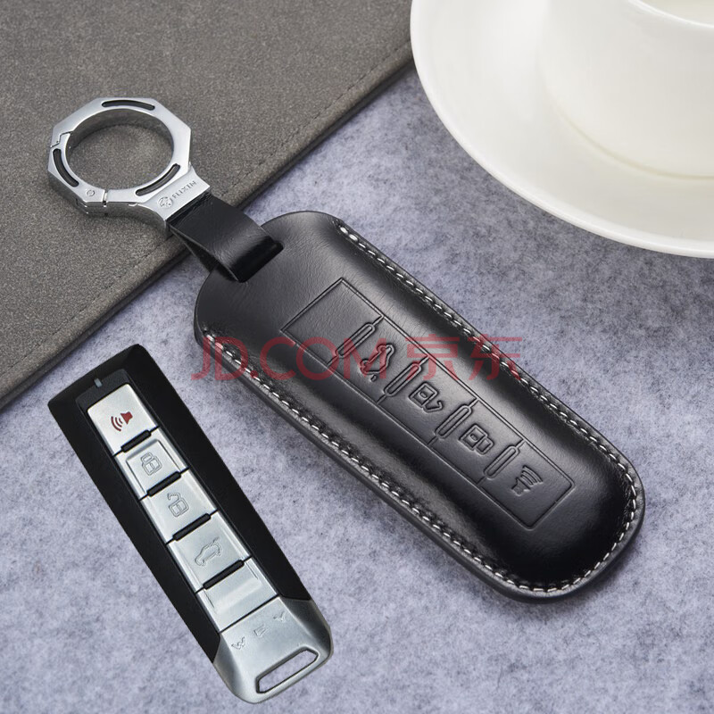 适用于wey魏派2020款vv6钥匙套皮装饰改装vv5 vv7车遥控套高档 炫晶黑