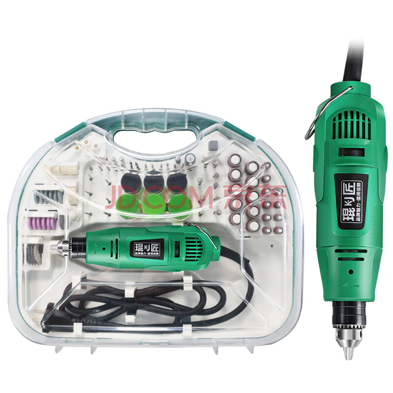 电磨机小型手持电动玉石雕刻打磨机木雕迷你小电钻手磨机抛光工具 12w