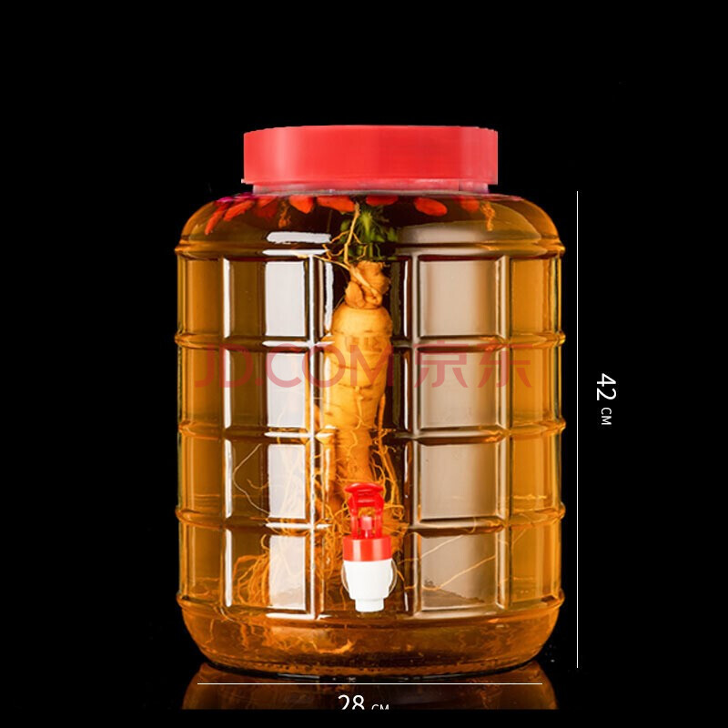 文盾(wendun) 泡酒专用酒瓶玻璃瓶酒坛密封罐空瓶玻璃罐子家用葡萄酒