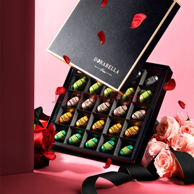朵娜贝拉比利时进口酒心巧克力礼盒装情人节生日礼物送男女友送老公
