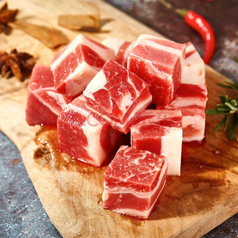 牛腩肉新鲜牛肉黄生牛肉调理 5斤牛腩块【切块】