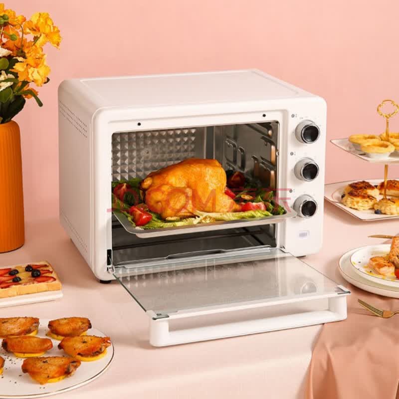 康佳(konka) 烤箱家用小型烤箱微波炉一体烘焙多功能全自动30l