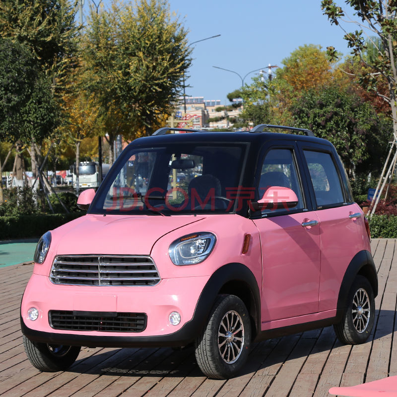 新款电动汽车成人电动四轮车两门四座油电两用新能源四轮电动车女性