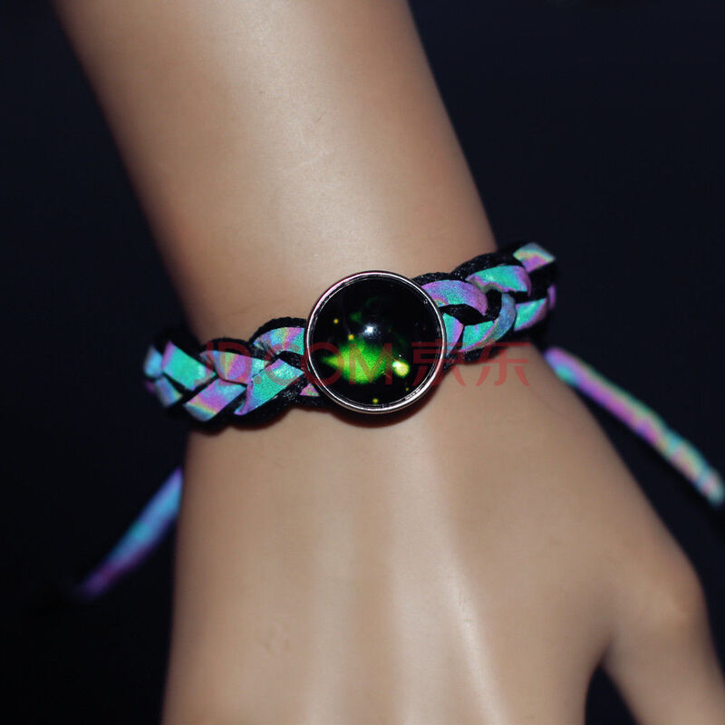 十二星座手链发光手环小情侣手工编织男士闺蜜夜光女款反光狮子潮