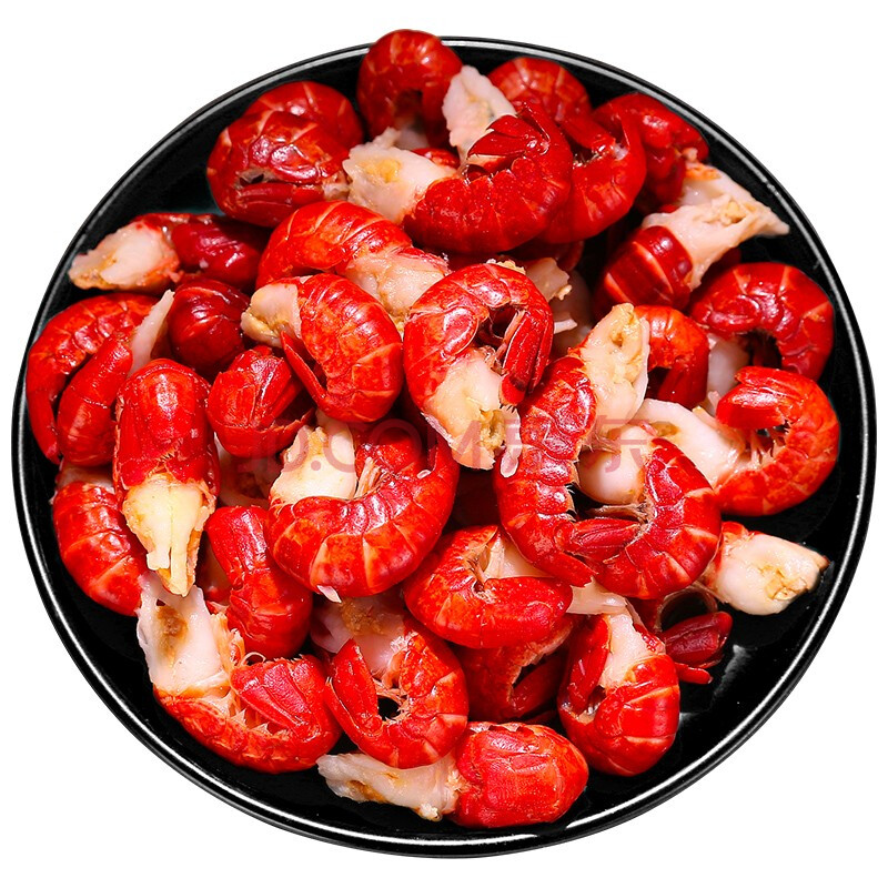 蟹小茉 鲜冻龙虾尾400g/袋 50-65尾 活虾去头 冷冻虾球 海鲜水产