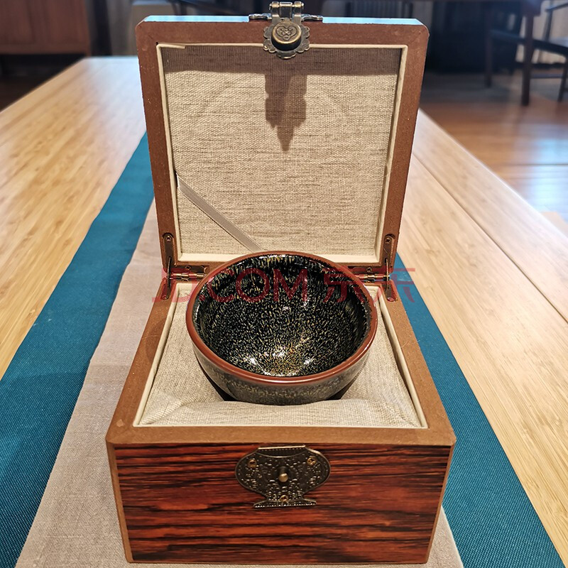 全手工建盏功夫茶杯陶瓷品茗杯复古铁胎主人杯粗陶杯碗柴烧雨沫束口盏