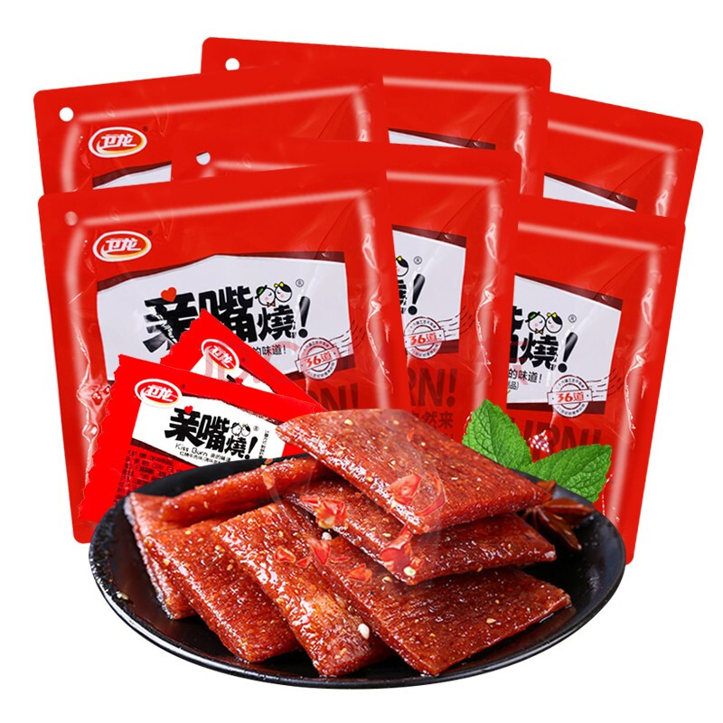 【临期特卖】6包 卫龙 亲嘴烧150g(红烧牛肉味)