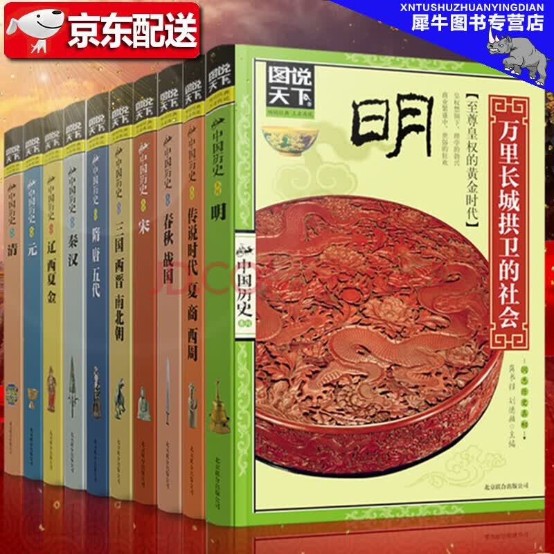图说天下·话说中国历史【套装共10册】嬗变中的东方帝国 中国上下