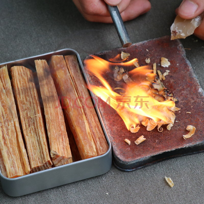 松明子引火精装优质松明盒装野外高油脂引火物求生火绒
