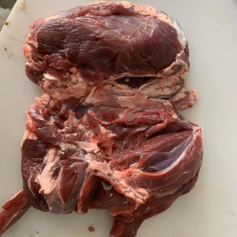 内蒙古清真特产羊肉批发10斤羊排带皮羊肉烧烤1斤 港荣 5斤去骨羊腿肉