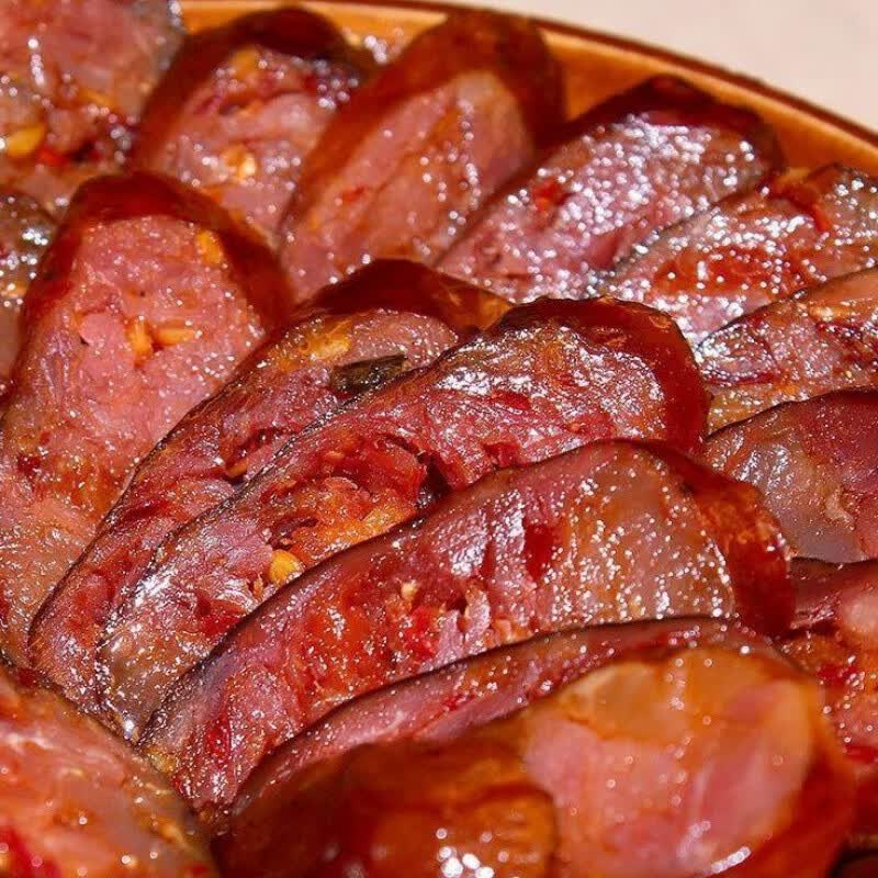 四川麻辣香肠腊肉腊肠特产农家手工自制腊味烟熏辣肠猪肉烤肠腊肉 1斤