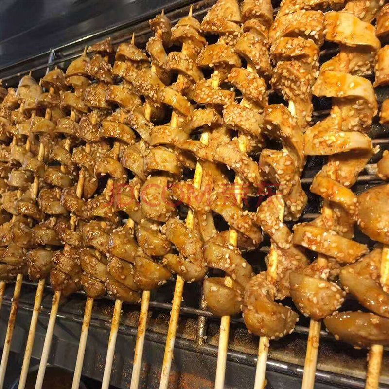 内蒙古羊肉串羔羊肉串烧烤食材烤面筋烤料半成品牛肉串批发羊肉串