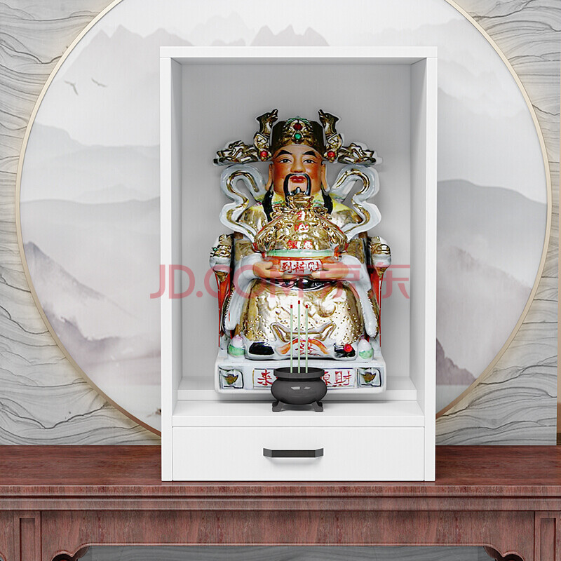 壁挂式小型家用供佛柜神台柜神龛观音财神爷神像柜经济型 挂墙支架