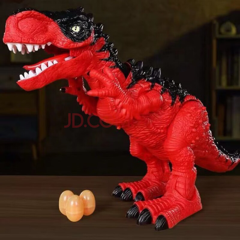 恐龙玩具超大号霸王龙仿真电动模型会下蛋走路带投影吼叫首尾摆动