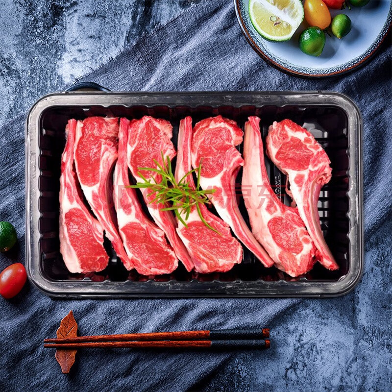 羔羊部落 内蒙古锡盟羊肉 原切法式羊排 250g*4件 双重优惠折后￥118秒杀