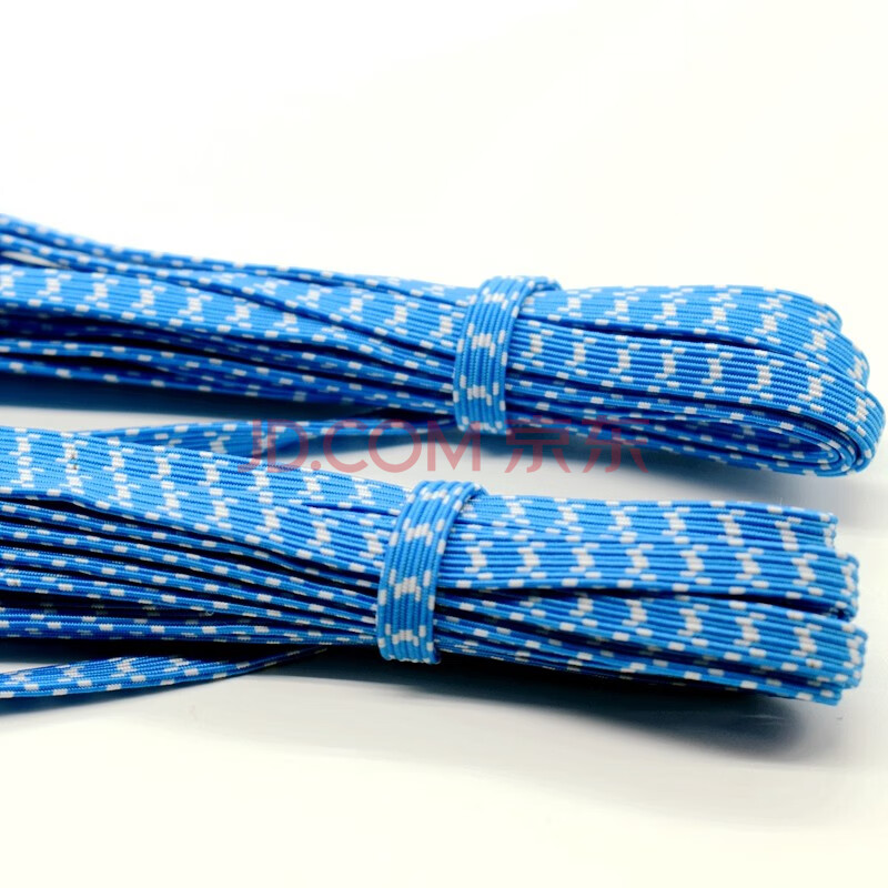 裤头橡皮筋 双层彩色松紧带彩色宽橡皮筋加厚乳胶丝扁高弹力绳孕妇裤