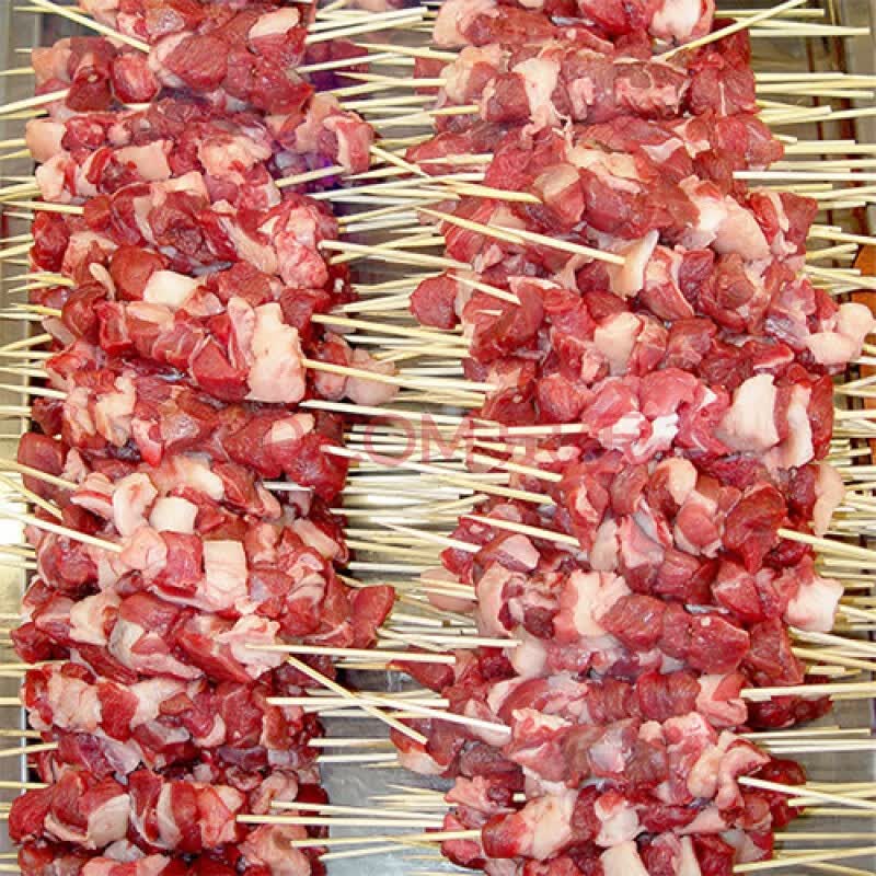 羊肉串 烧烤半成品新鲜生羊肉食材120串约3000g鲜嫩可口多汁 120串
