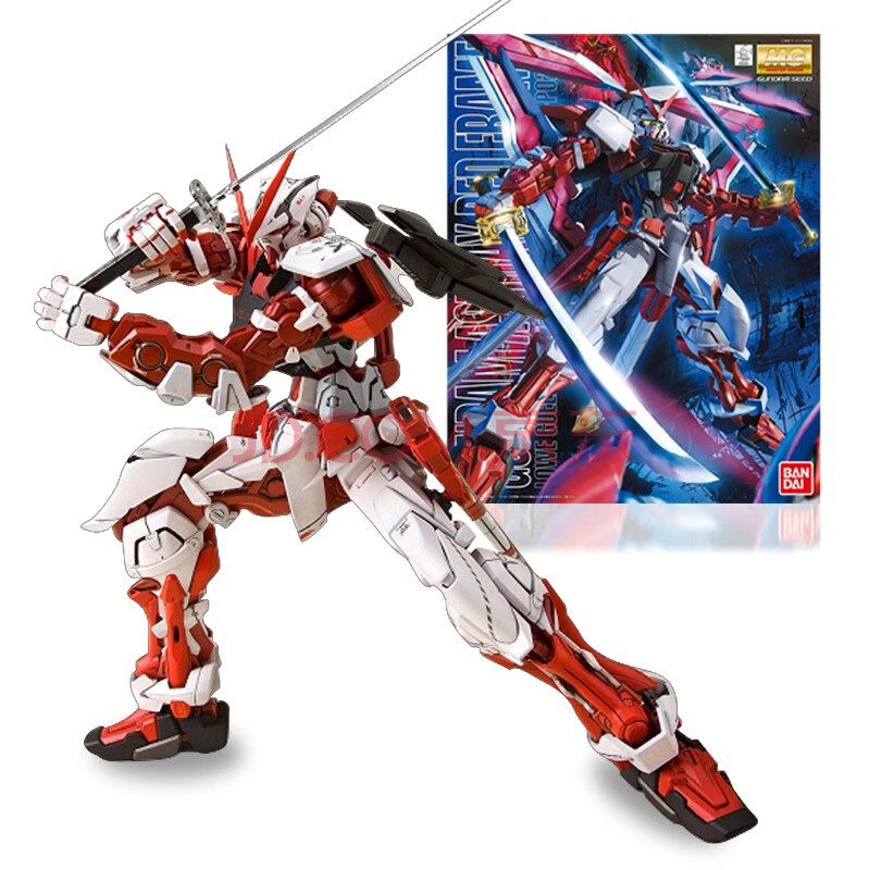 萬代bandai 高達mg拼插拼裝模型手辦玩具 敢達 mg 1/100 異端高達(紅)