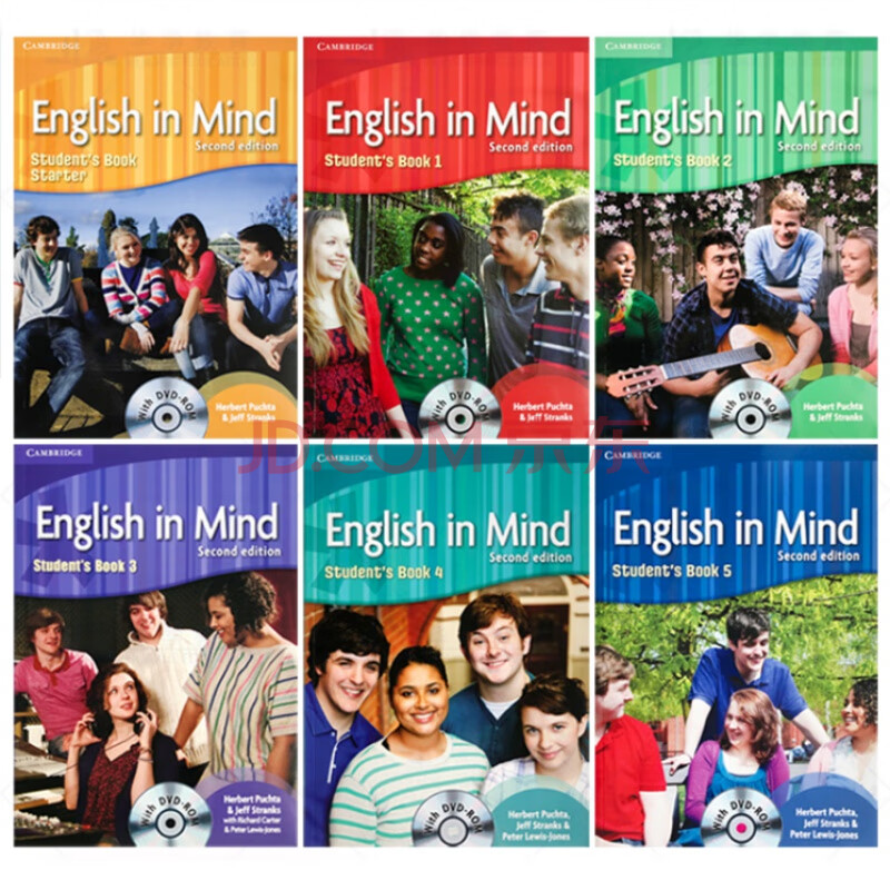 英音版 剑桥中学英语 english in mind 0/1/2/3/4/5级学生书 练习