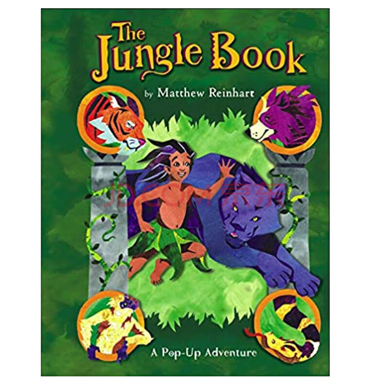 the jungle book奇幻森林立体书 英文原版 迪士尼经典童话故事 儿童节